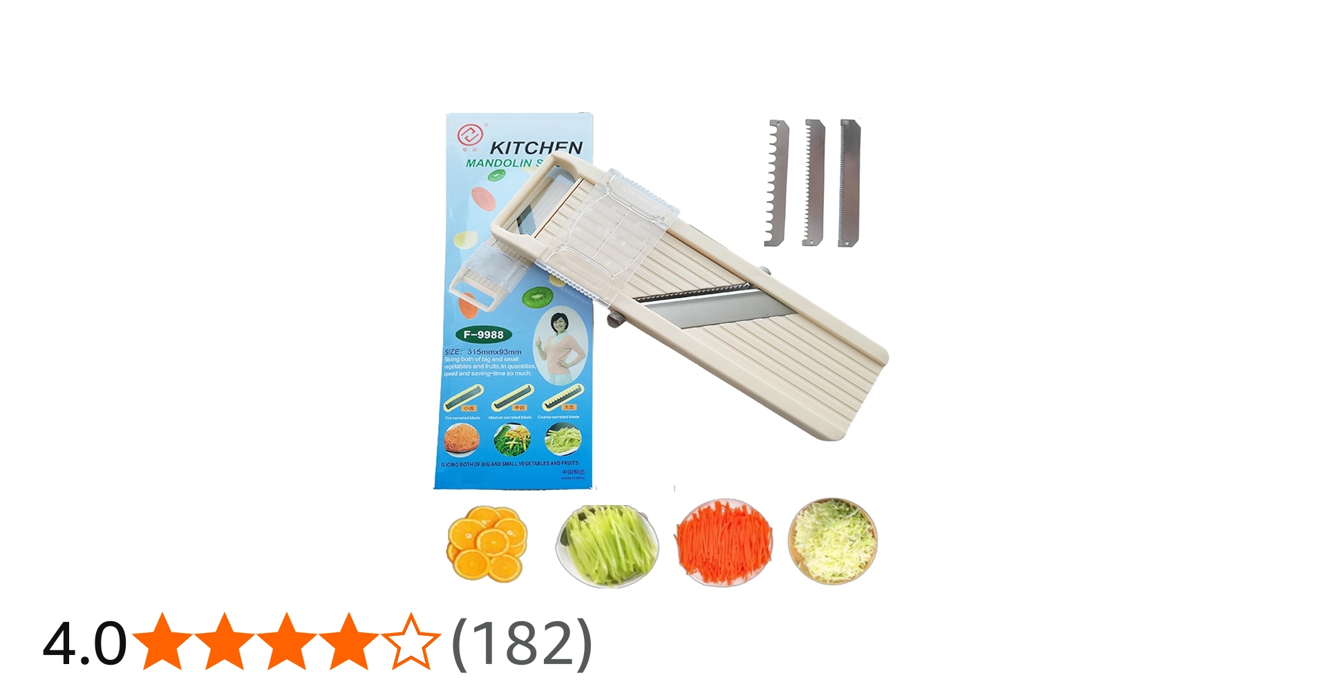 Handheld Mandoline - Japanese Style Slicer for Vegetables, Cabbage