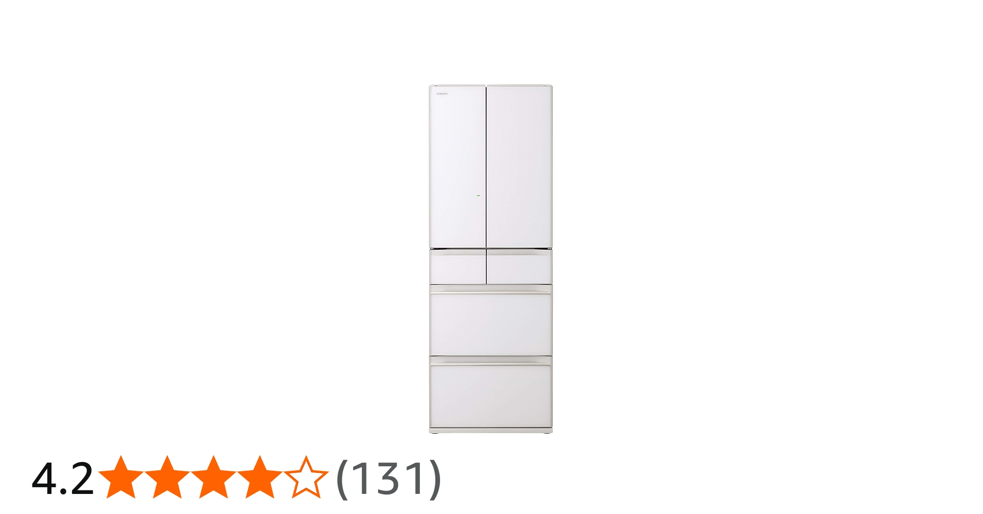 Amazon.co.jp: 日立 冷蔵庫 520L 6ドア 強化ガラスドア 観音開き 本体