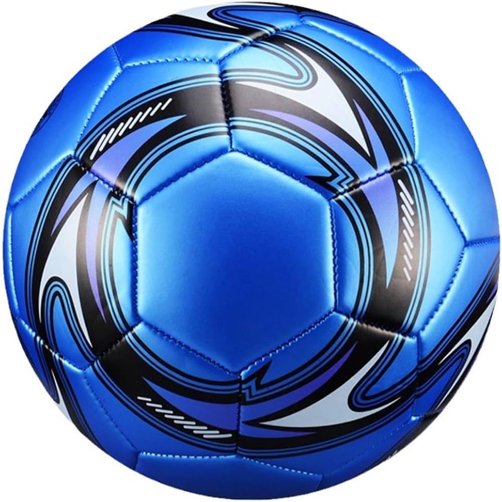 Amazon.co.jp: プロサッカーボール 5号球 ブルー レーニングサッカー