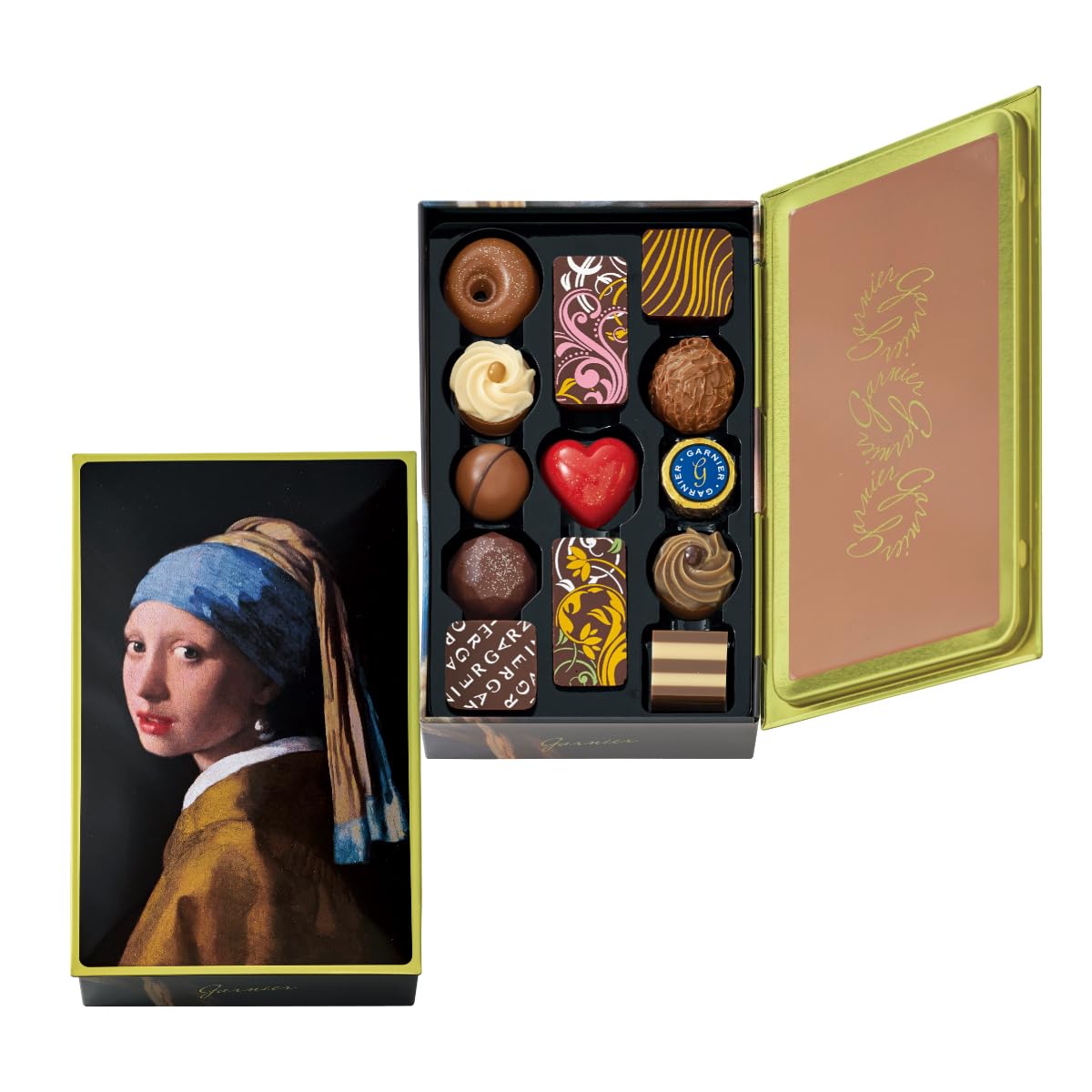 Amazon | 910 ガルニエ J 13個 アート缶 チョコレート | ゴンチャロフ