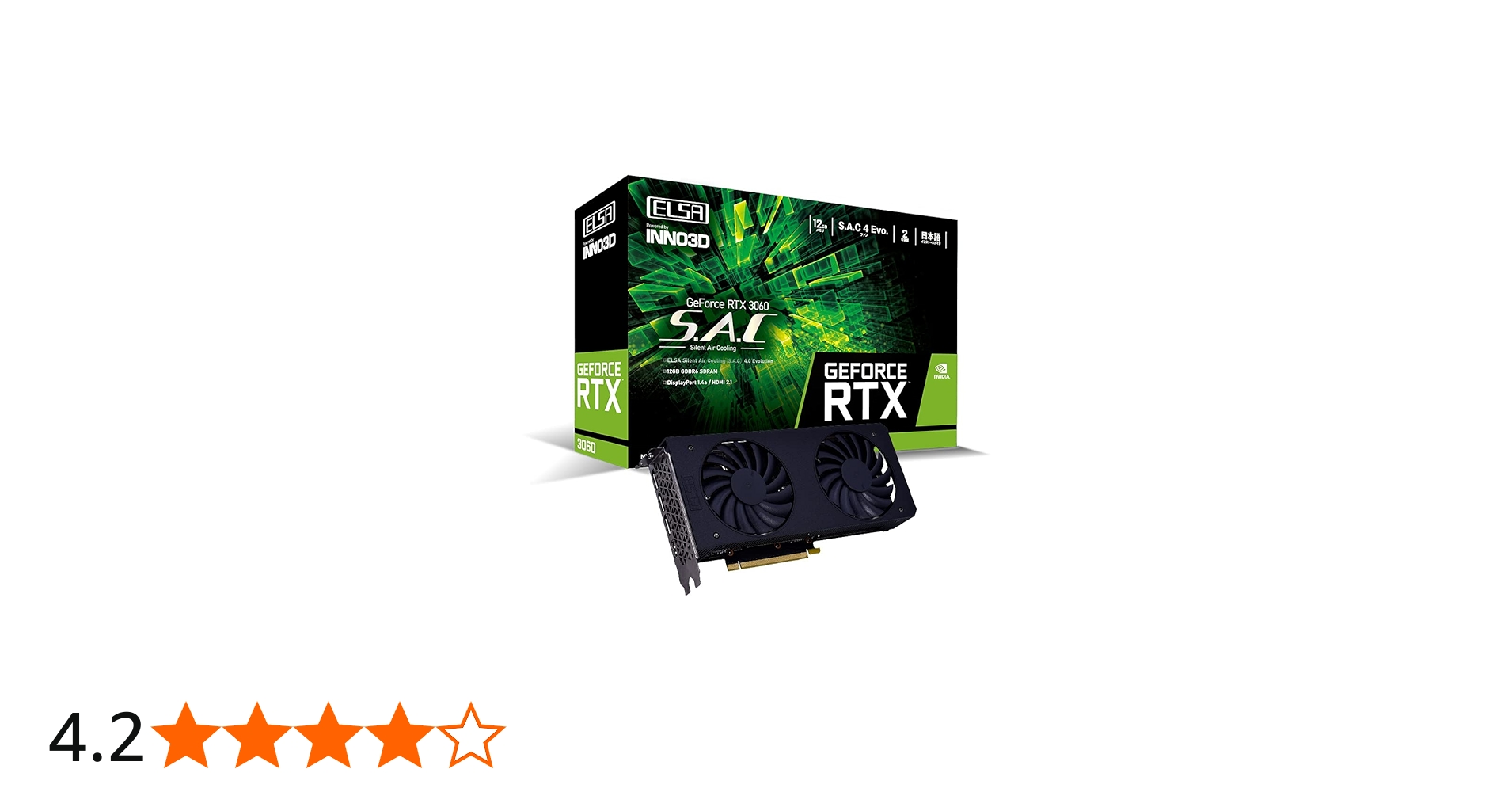 Amazon | エルザ GeForce RTX 3060 グラフィックスボード S.A.C/L