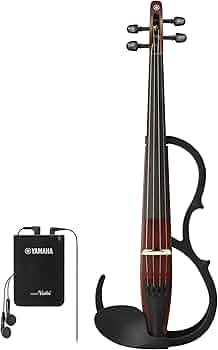 Amazon | ヤマハ YAMAHA サイレントバイオリン YSV104BR 練習に最適な