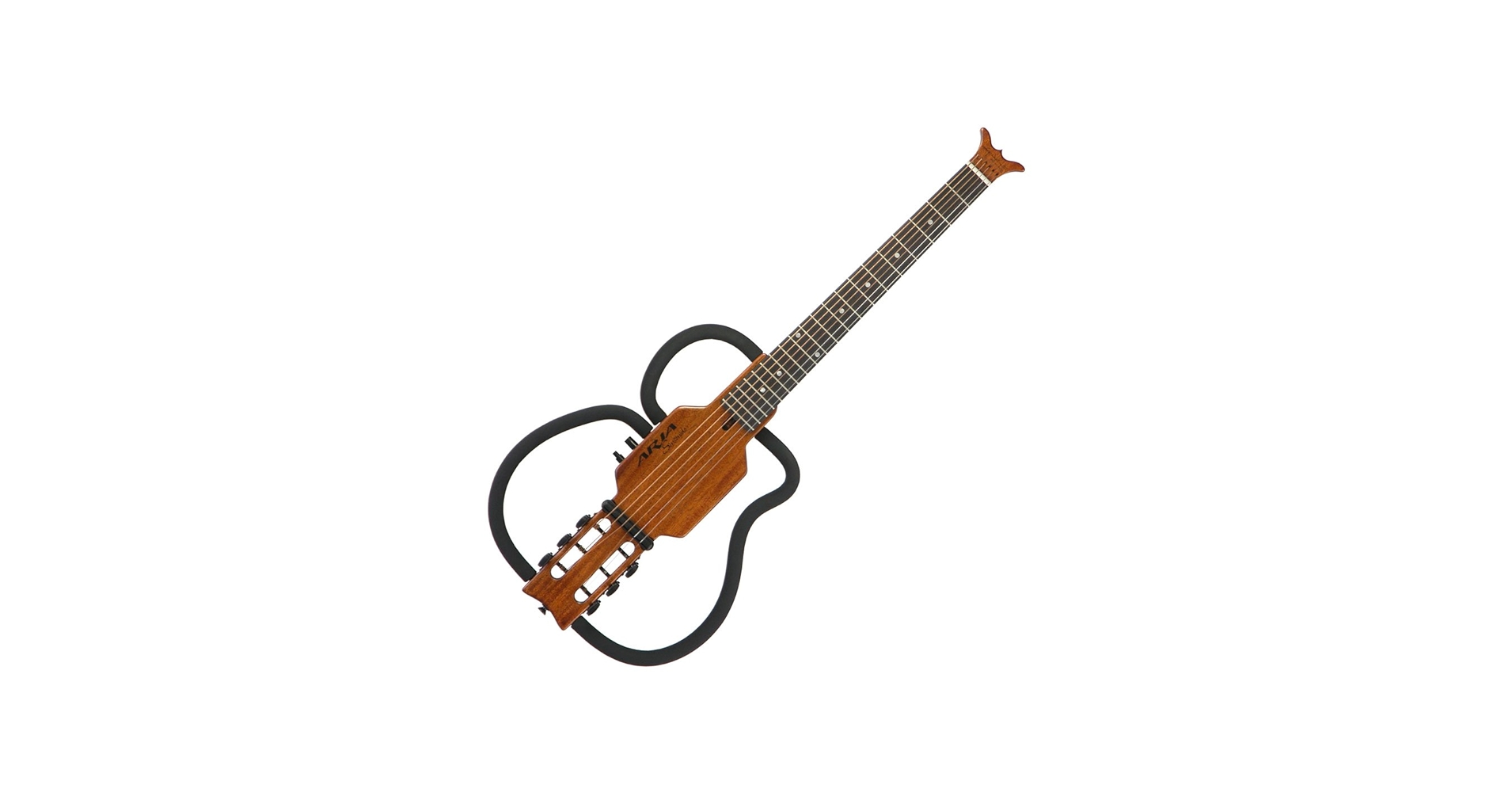 Aria AS-101S Sinsonido Steel String Silent and Travel Guitar