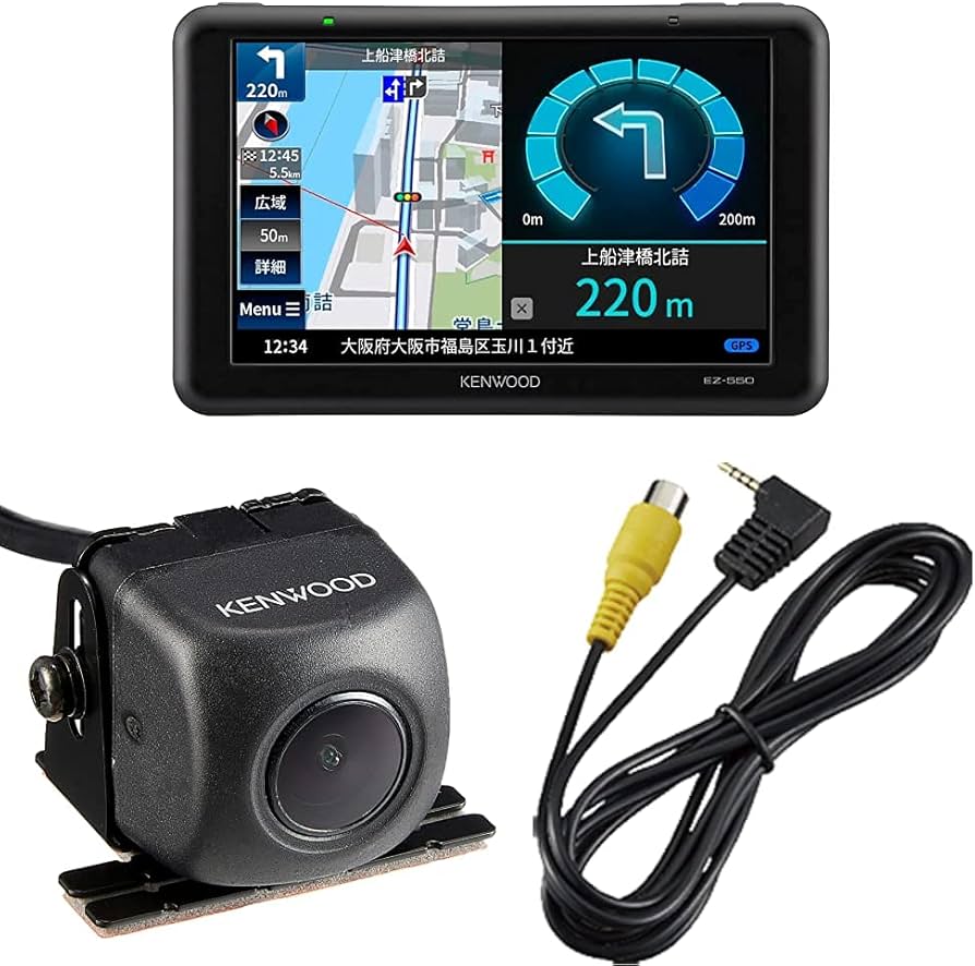 Amazon | KENWOOD(ケンウッド) ポータブルカーナビ 5V型 EZ-550 静電