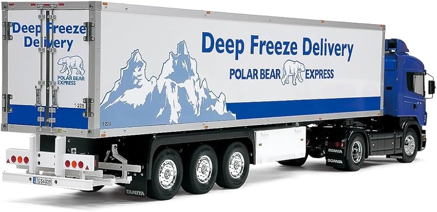 Amazon.com: Tamiya 3 Axle Reefer Semi Trailer : Toys & Games