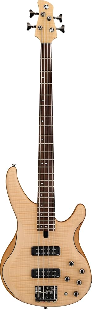 Amazon.com: Yamaha TRBX604 4-String Flamed Maple Bass Guitar
