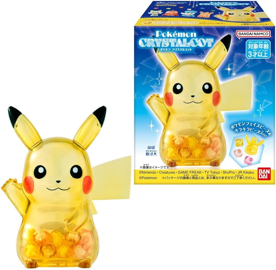 Amazon.co.jp: バンダイ(BANDAI) ポケモン クリスタルコット 10個入