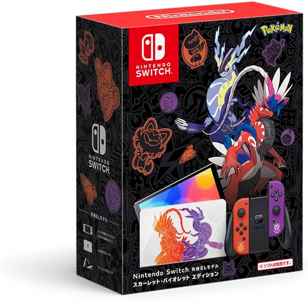 Amazon.co.jp: Nintendo Switch(有機ELモデル) スカーレット