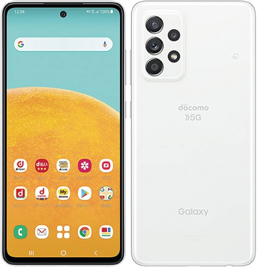 Amazon | docomo Galaxy A52 SC-53B SIMロック解除済 SIMフリー
