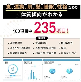 Amazon | chatGENE Pro チャットジーンプロ 500項目 遺伝子検査キット