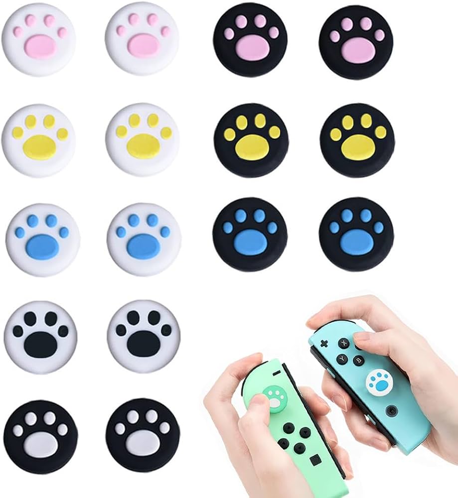 Amazon.co.jp: Nintendo Joy-Con ジョイスティックカバー 猫の爪 猫手