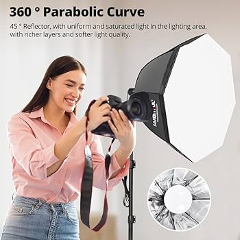 Amazon | AMBITFUL AL-50 50W 3000-6500K 二色 LED 電球、65cmソフト