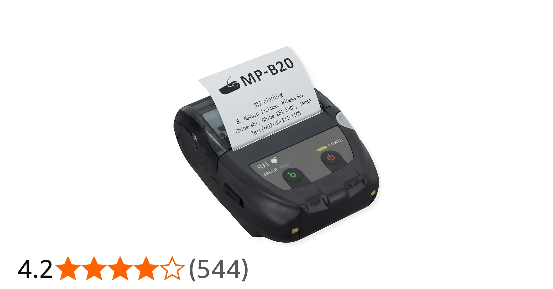 Amazon.co.jp: Seiko Instruments MP-B20 USB Portable Thermal
