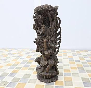 Amazon.co.jp: ｜黒檀 木彫 民芸品 インドネシア バリ島｜ ガルーダ 仏