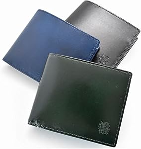Amazon | [ダックス] 二つ折り財布 Luxe(リュクス) メンズ ネイビー