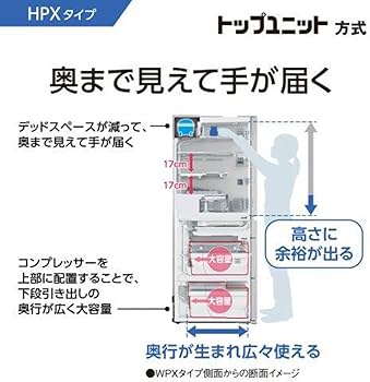 Amazon | パナソニック 冷蔵庫 幅65cm 500L アルベロホワイト NR
