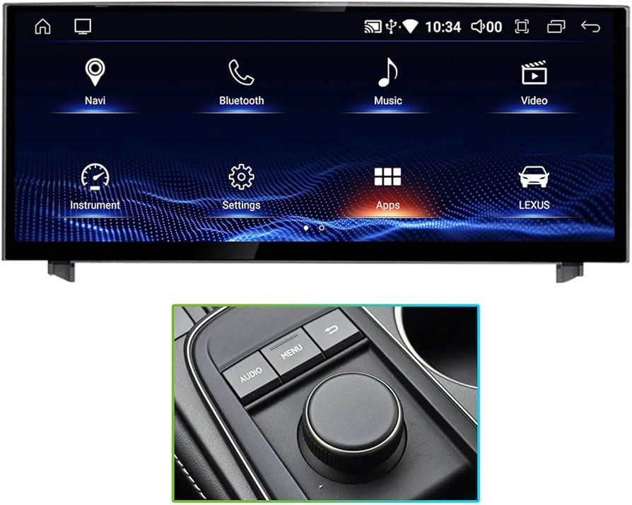 Amazon.com: Android 12 System 10.25 inch 1920x720 Blue-ray Touch