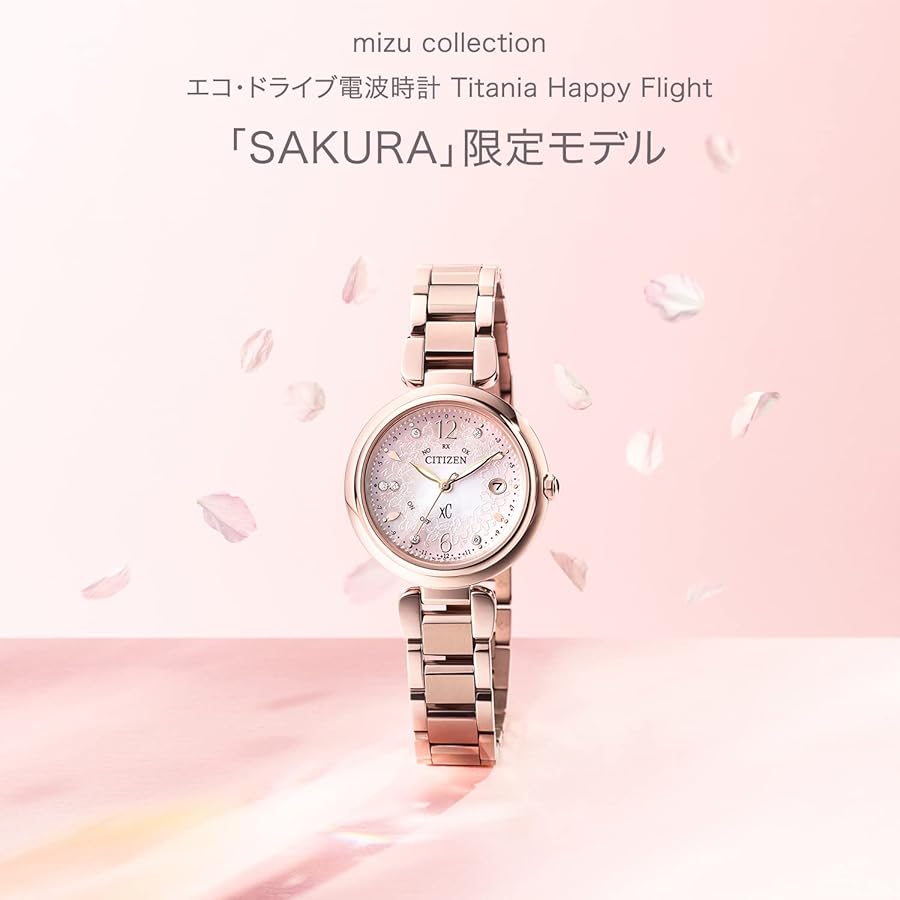 Amazon.co.jp: Citizen Crosssea ES9467-62W Women's Sakura Pink