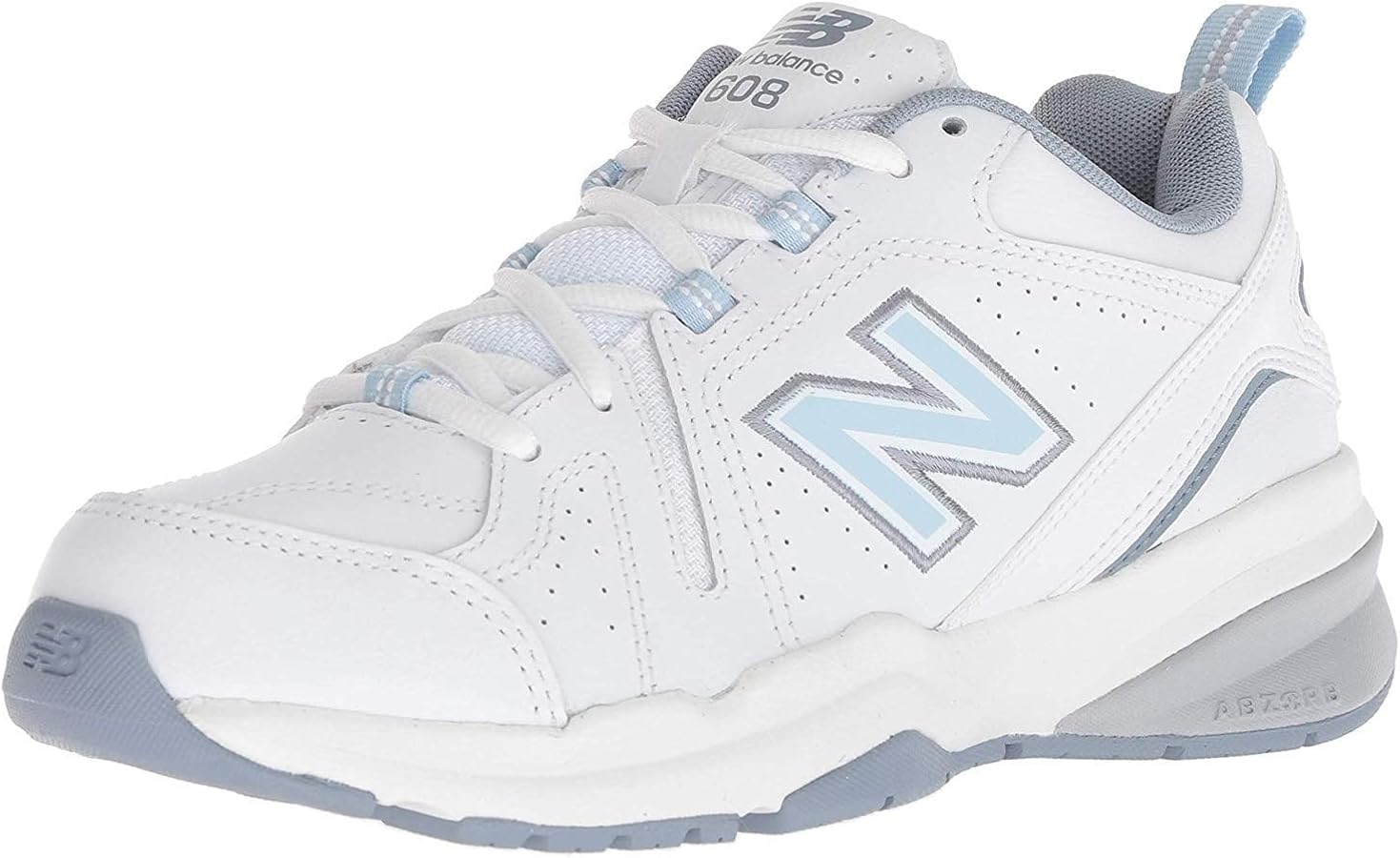 Amazon | New Balance レディース 608 V5 クロストレーナー, ホワイト