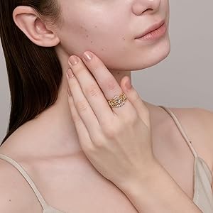Amazon | [ノジェス] Pocket Ring K10ラブラドライトリング