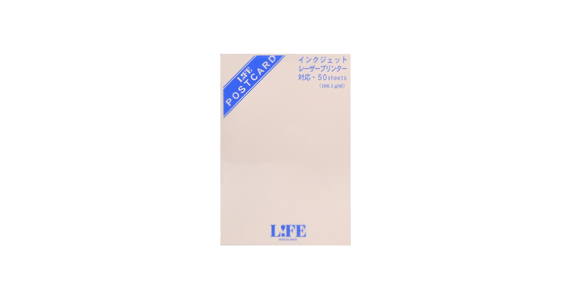 Amazon | ライフ ポストカード ピンク WA140E | ポストカード・絵柄付