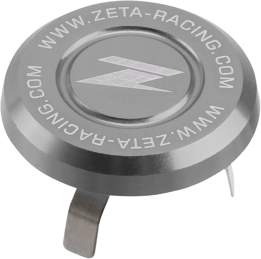 Amazon | ジータレーシング(ZETA RACING) ステムキャップ チタンカラー