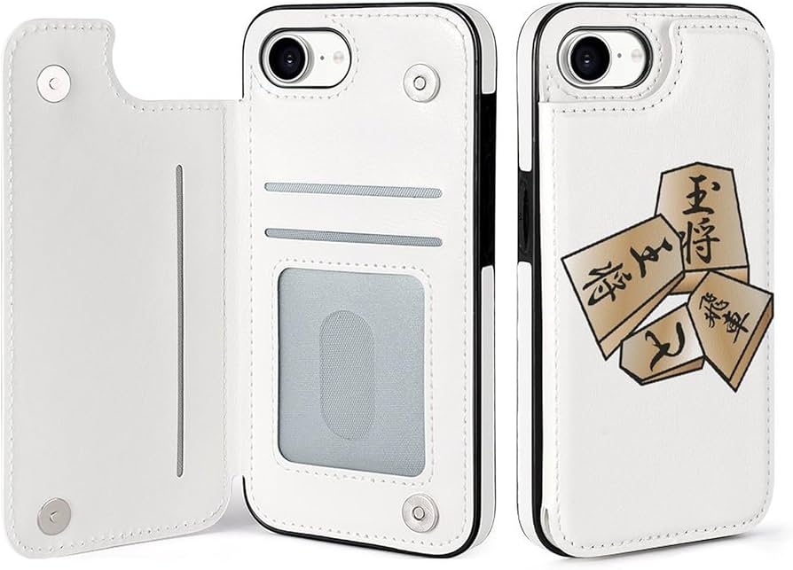 Amazon.co.jp: iPhone 16e ケース 手帳型 駒 将棋 グッズ 棋士