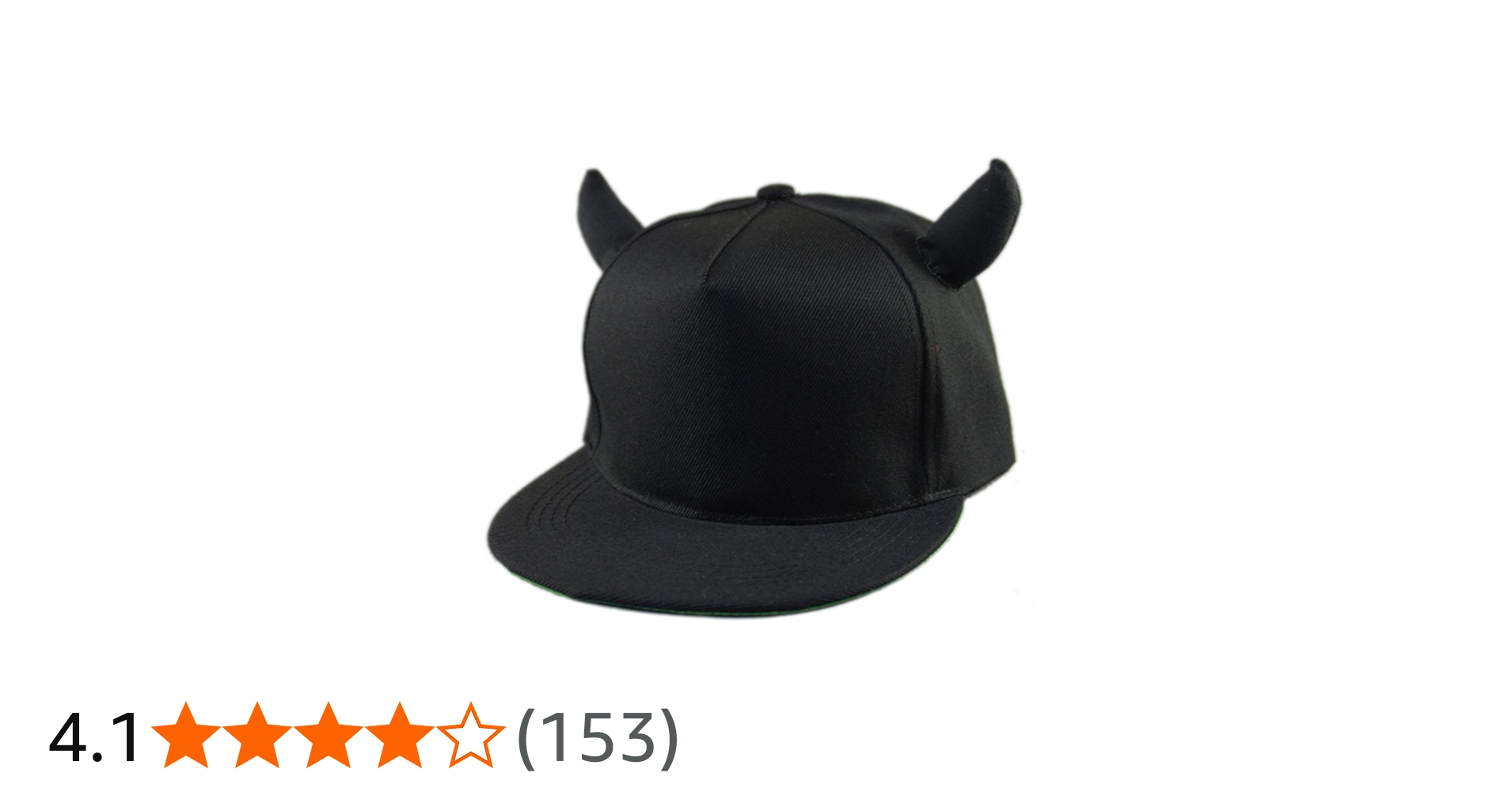 Buy Thenice Women's Devil Ox Horn Hat Baseball Cap (Black) at