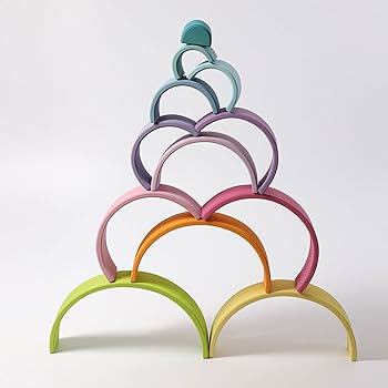 Amazon | グリムGRIMM'S 玩具 おもちゃ 知育玩具 積み木 12pcs