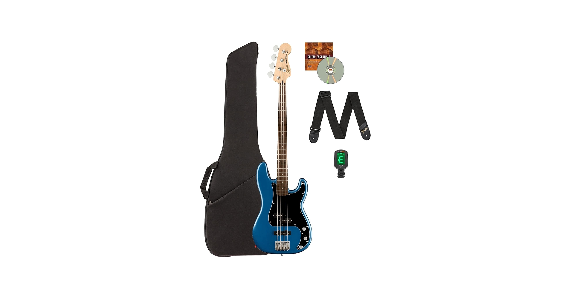 Amazon.com: Fender Squier Affinity Precision Bass PJ - Lake Placid
