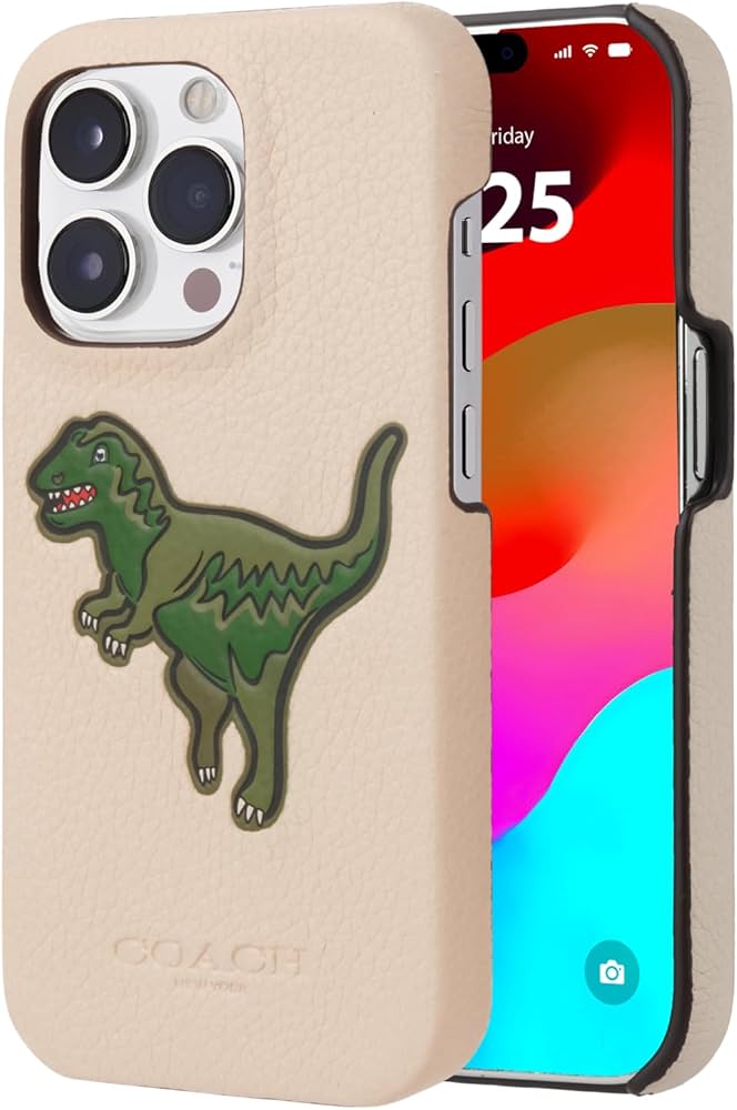 Amazon.com: Coach Canvas Slim Wrap iPhone 14 Pro Case - Compatible