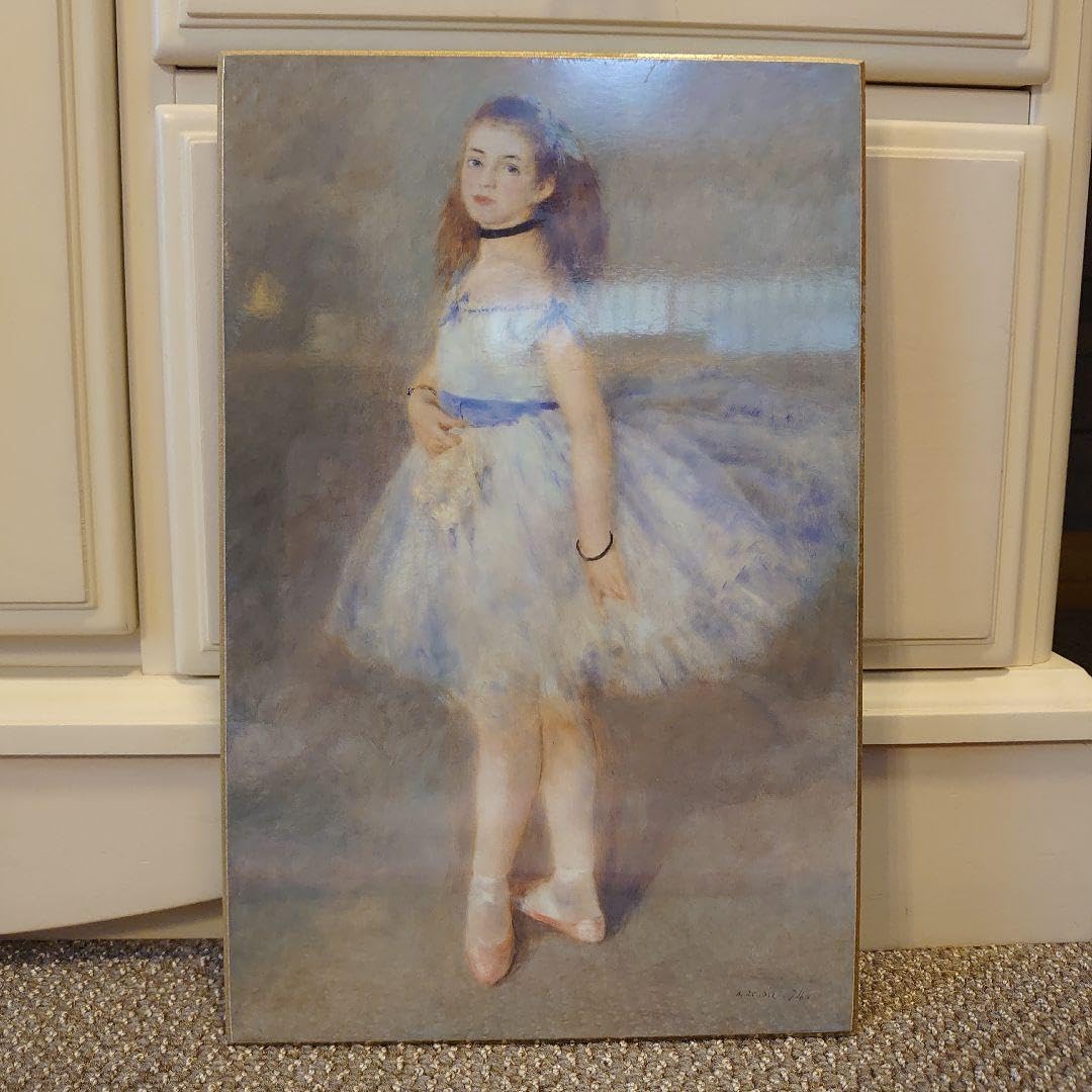 Amazon.co.jp: ルノワール バレリーナ（踊り子）絵画 名画 木製 複製画