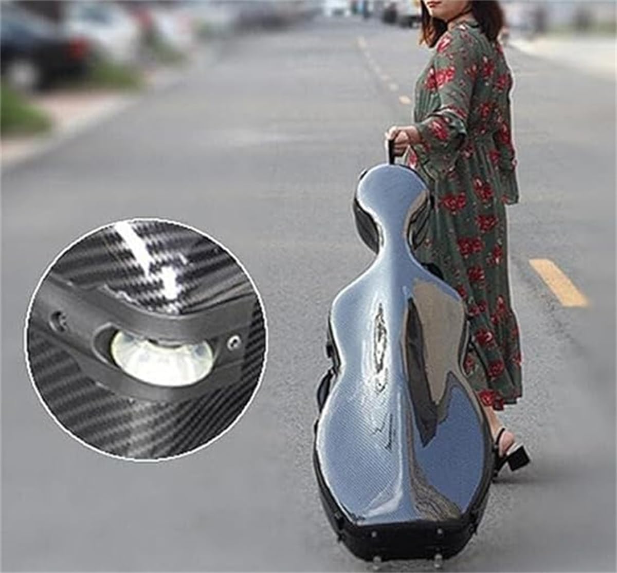 Amazon | PpzhenN チェロ ハードケース チェロケース ハードシェル