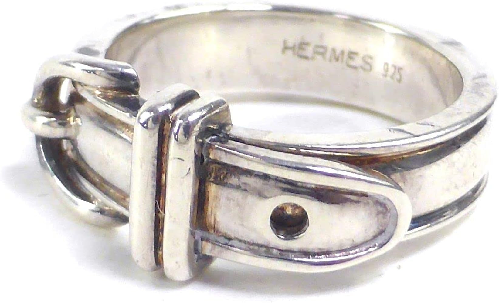 Amazon | [エルメス] リング サンチュール ベルト シルバー 925 指輪 8