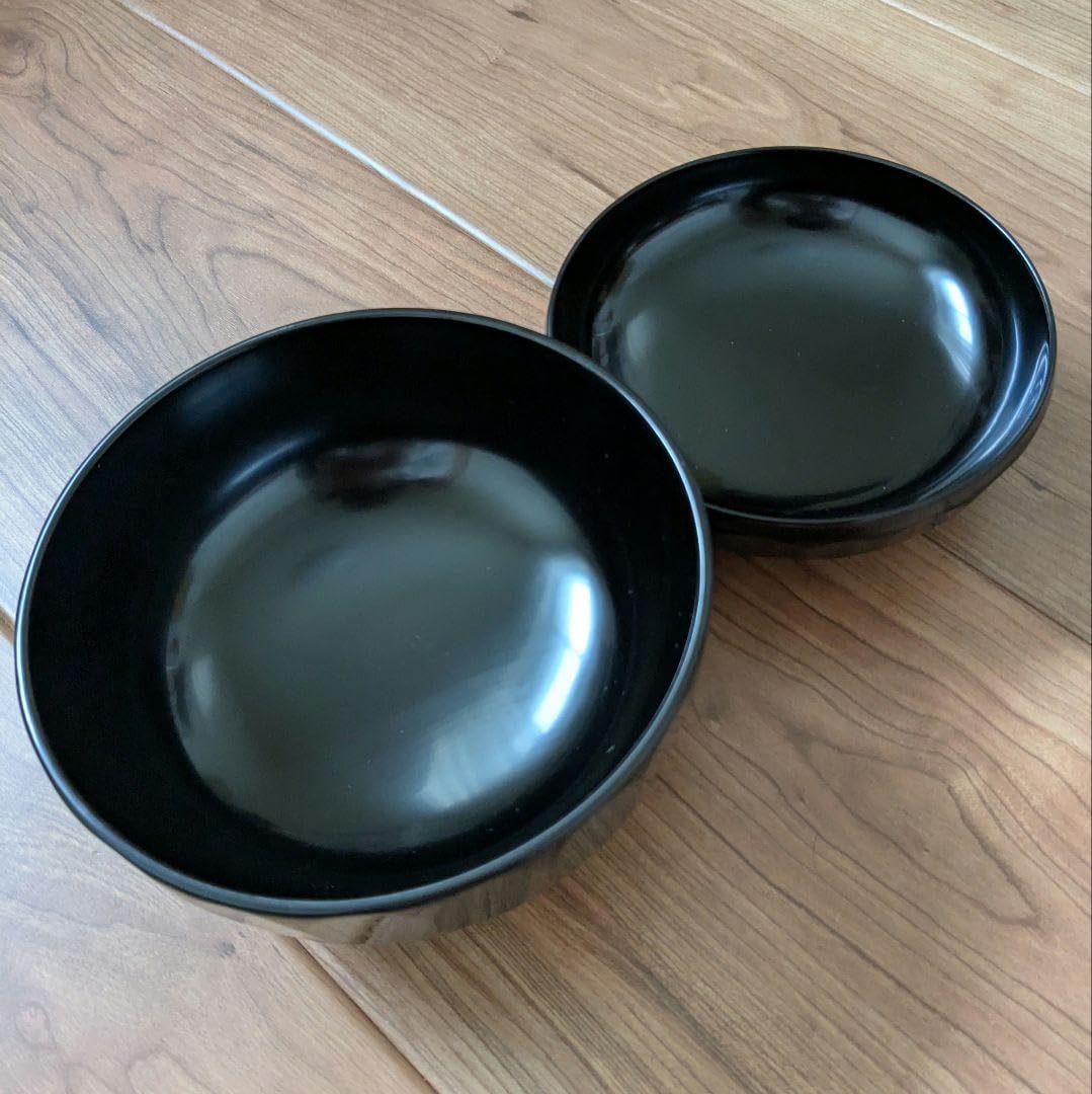 デッドストック！端正な黒漆に極上松葉沈金の映えるお椀2点（検輪島塗