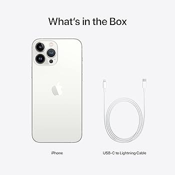 Amazon.com: Apple iPhone 13 Pro Max, 128GB, Silver for Cricket