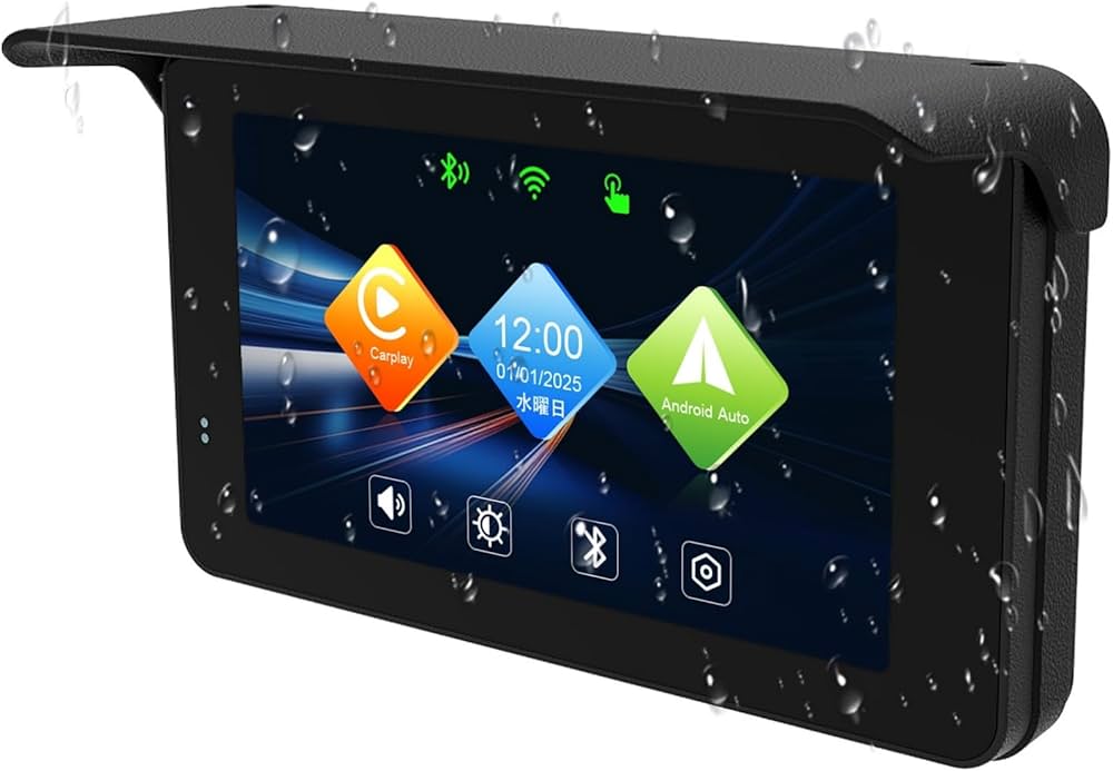 Amazon.co.jp: 【新登場モニター】バイク ディスプレイオーディオ