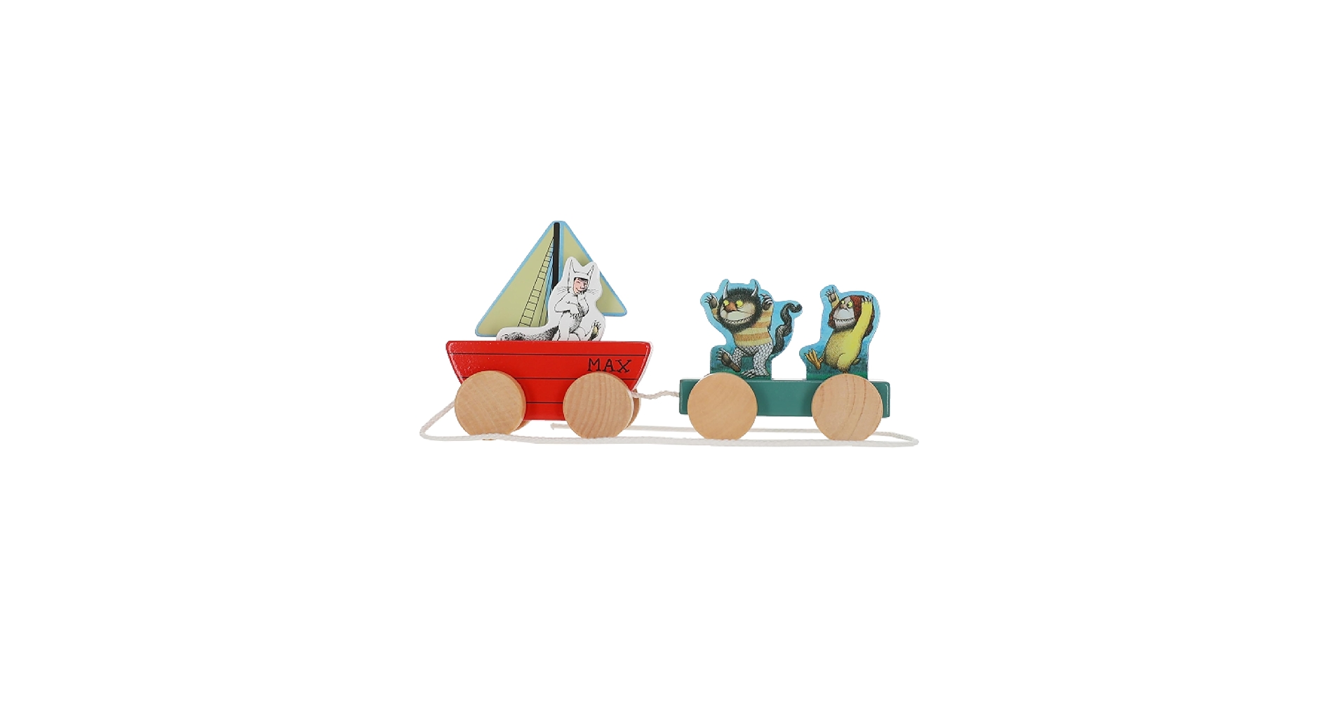 Amazon.com: Kids Preferred Where The Wild Things are Wooden Pull