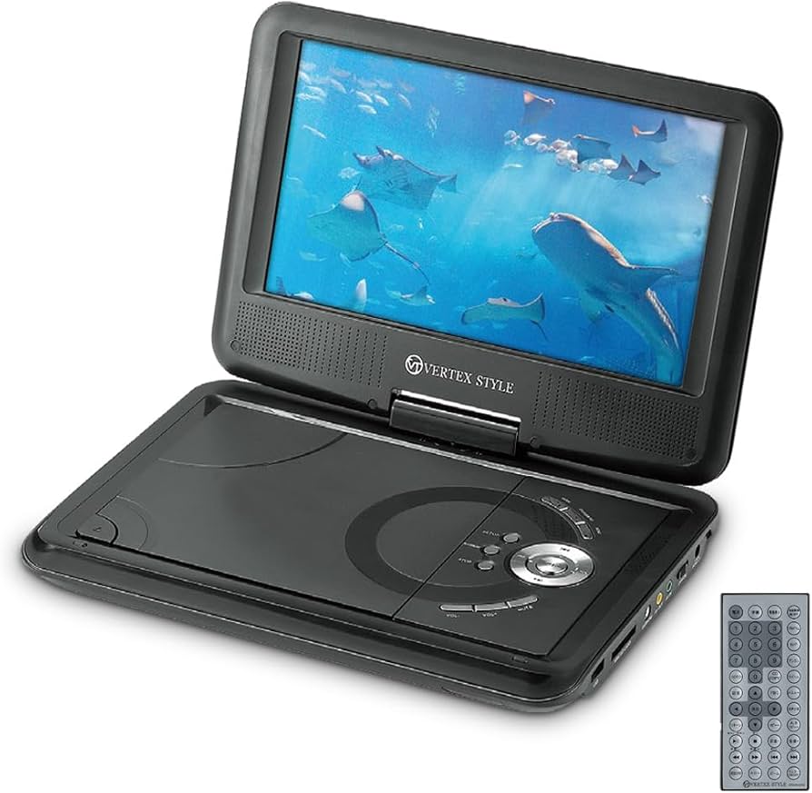 Amazon | VERTEX ヴァーテックス ポータブルDVDプレーヤー ブラック