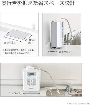 Amazon.com: Panasonic Alkaline Ionized Water Charger Pearl White