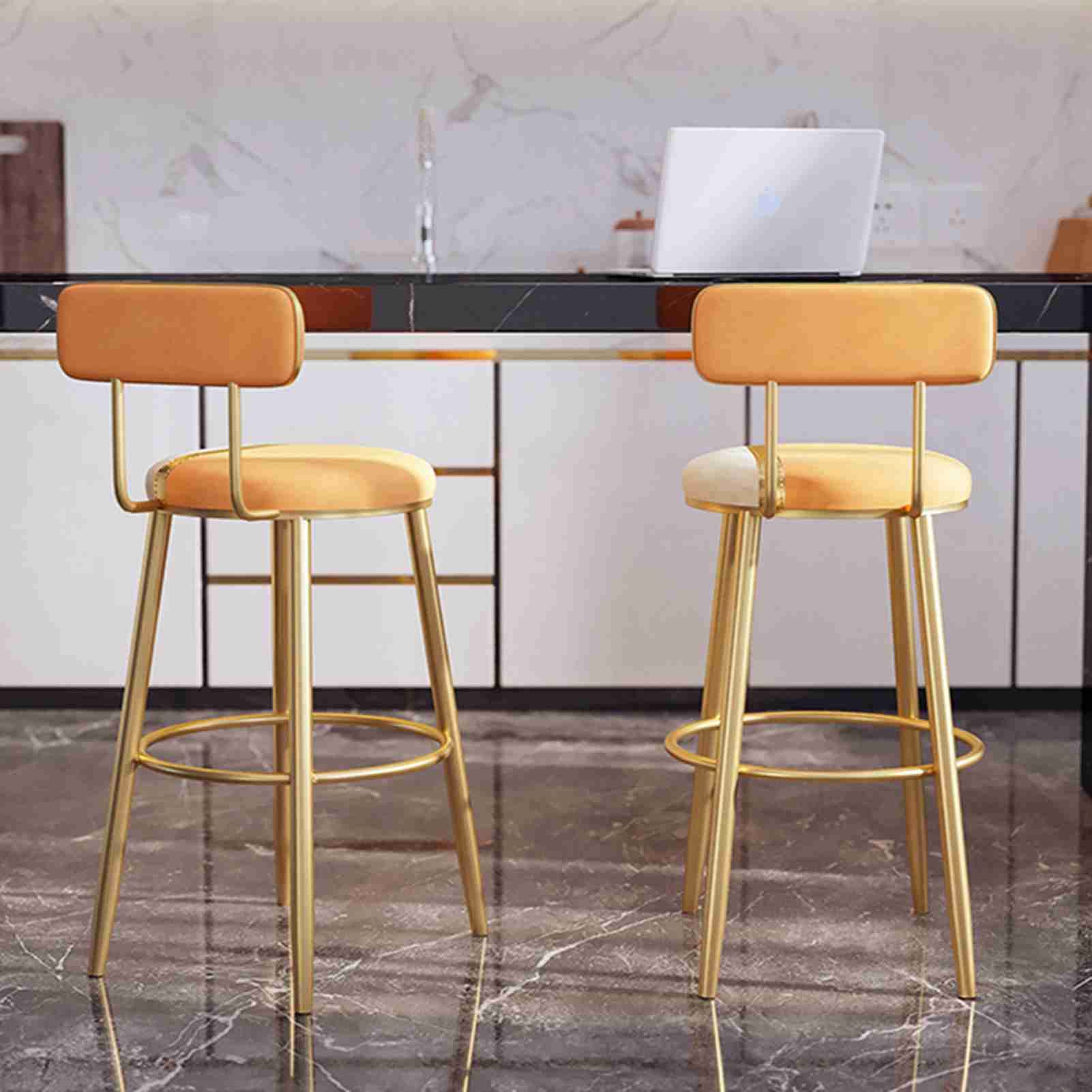 Amazon｜Yo LKK カウンターチェア バースツール ベルベットシート