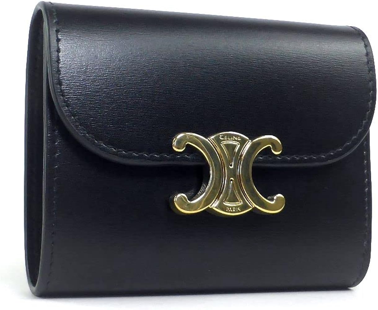 Amazon.com: Celine 10D78 Tri-Fold Wallet, Small Flap Wallet
