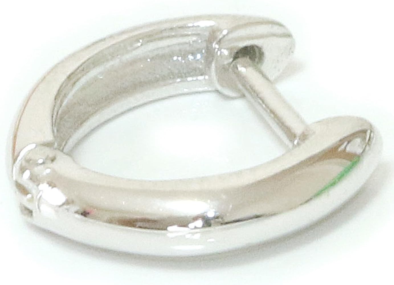 Amazon | K10 中折れ式フープピアス(10mmセミラウンド)(10金 10k