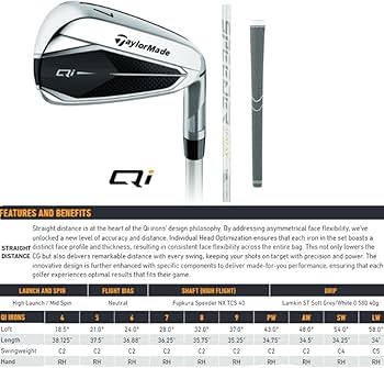 Amazon.co.jp: 2024 TaylorMade レディース Qi アイアンセット RH 5-PW