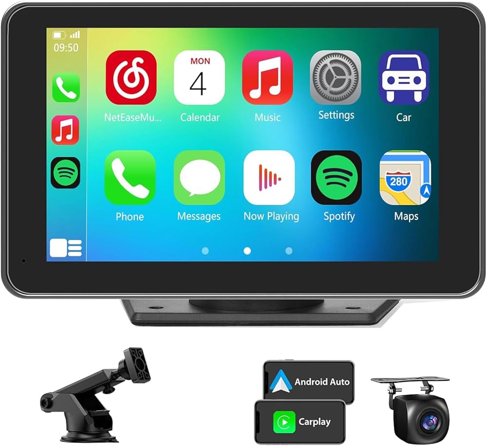 Amazon.co.jp: ワイヤレス CarPlay&Android Auto対応 7インチ