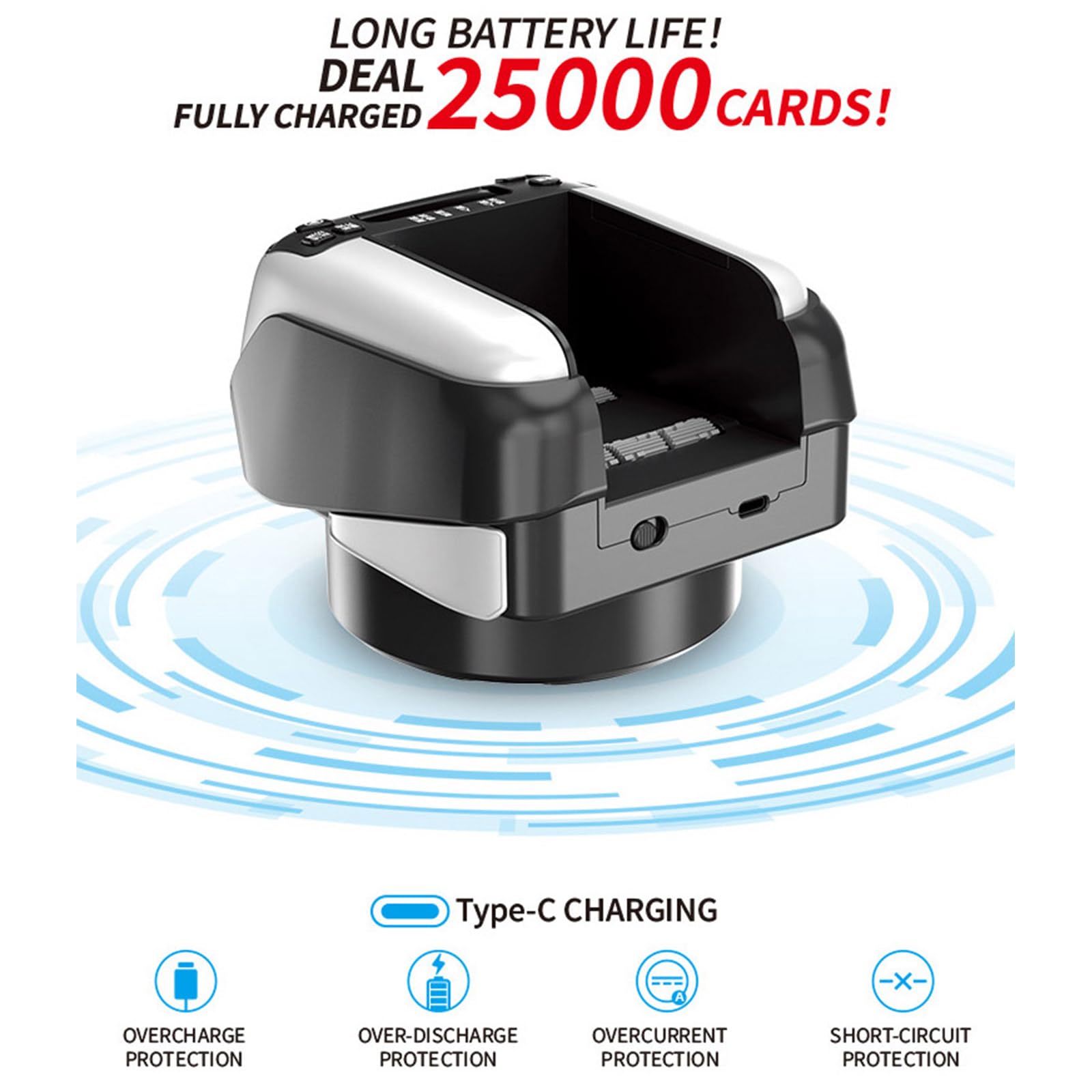 Amazon | 充電式自動カードシャッフラー トランプ シャッフル機 カード