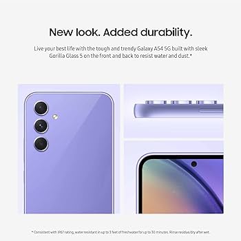 Amazon.com: Samsung Galaxy A54 5G SM-A546U Factory Unlocked 128GB