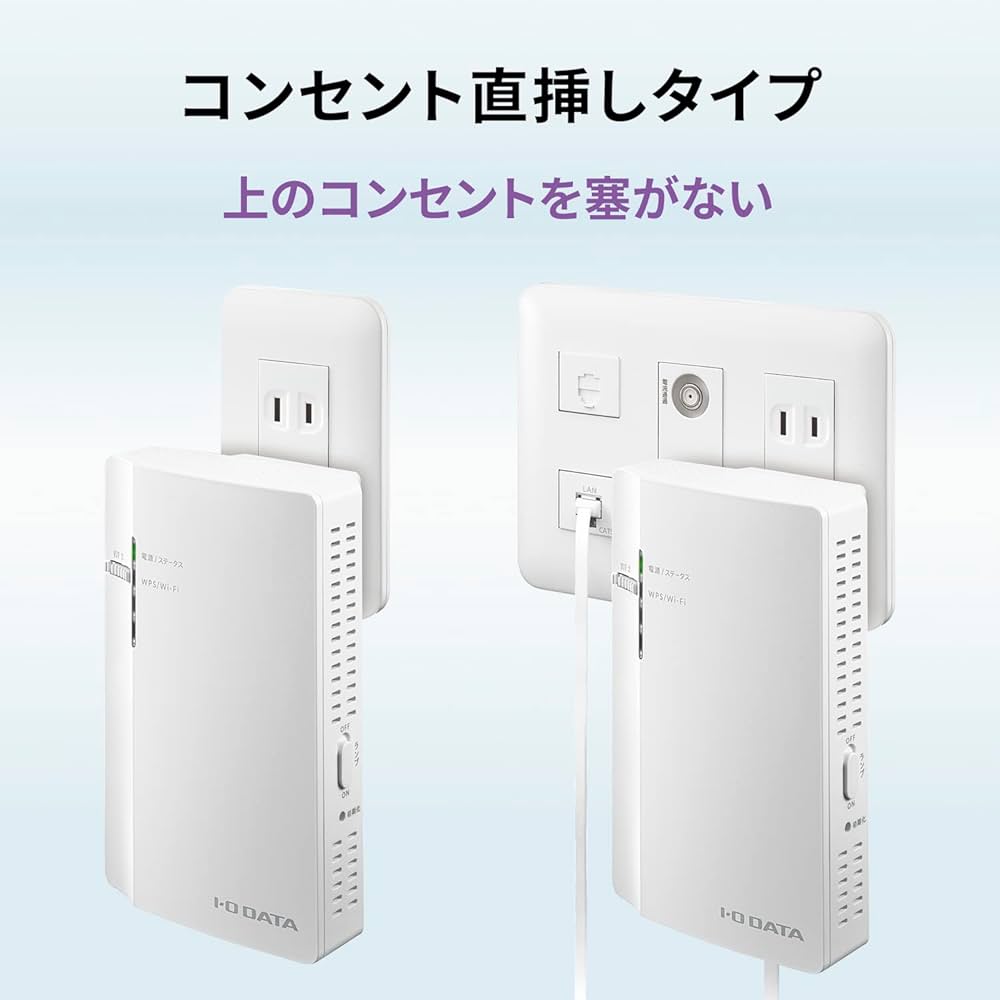 Amazon.co.jp: アイ・オー・データ IODATA WiFi ルーター コンセント直
