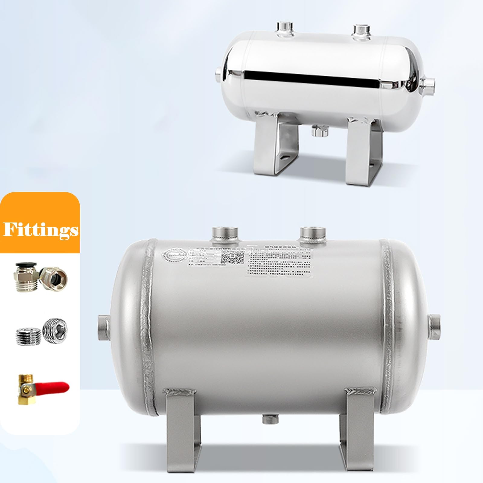 Amazon.co.jp: エアコンプレッサーリザーバータンク 304 ステンレス