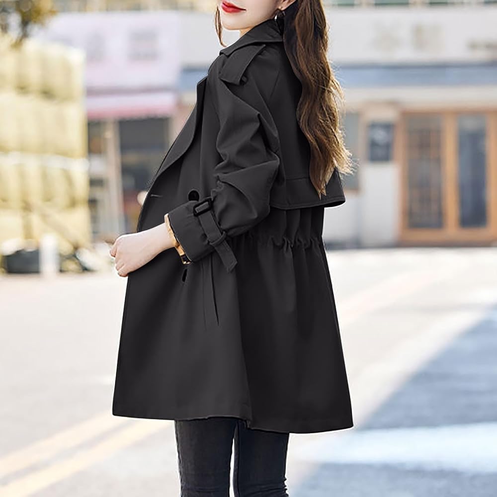 Amazon.com: Trench Coat for Women 2024 Long Elegant Windbreaker